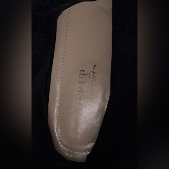 Womens Black Suede Slouchy Mid-Calf Boots Size 10M 3/4” Heel - Picture 10 of 15